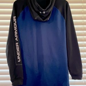 Under Armour Blue & Black Hoodie
